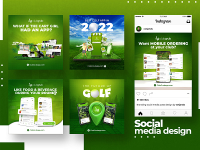 Social Media Posts Design | Banner | Golf