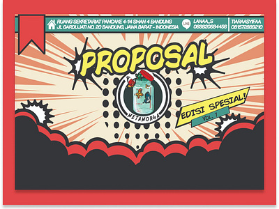 Proposal Design - Comic Themed Proposal Cover Design