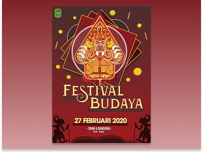 Event Poster - Festival Budaya Poster Design design event poster flat design illustration invitation poster design