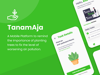 TanamAja Mobile Application - Plant App to Reduce Air Pollution