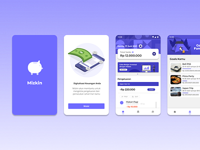 Mizkin Mobile App - Budget Planner / Funding / Finance App