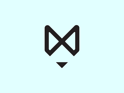 Logo pen fox app branding design icon illustration logo vector