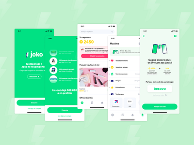 Joko / App app design interface joko ui ux