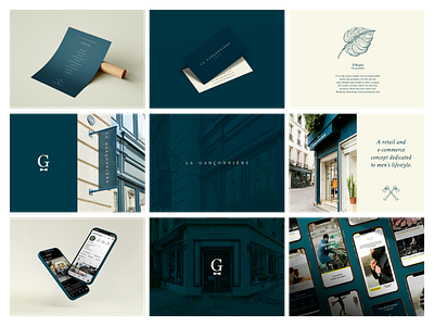 La Garçonnière - Retail branding & Web design