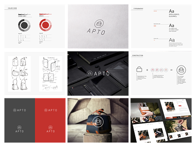Apto | Branding & Web design branding identity logo product design shopify typography webdesign