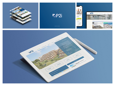 P2I estate | Web design figma photoshop ui web web design web ui wireframe wordpress