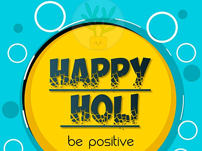 Happy holi Motivational Quotes animation art branding creativity design holiday logo motivational quotes typography web website