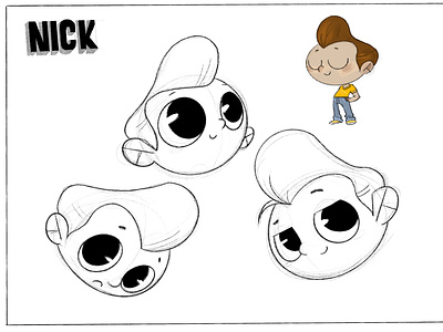 Nick animation character design design illustration