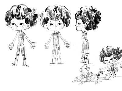 Alex y la Reina de las Pelusas animation character design children book illustration