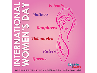 International Women's Day branding design design agency digital marketing graphic design illustration illustrator social media vector womens day