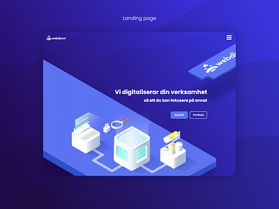 Landing page design branding clean illustraion ladingpage project ux web web design webagency website