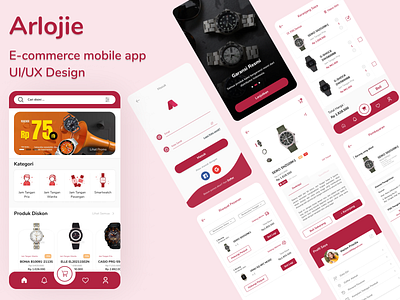 E-Commerce Mobile App UI/UX Design