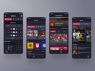 Football Live Score Mobile App