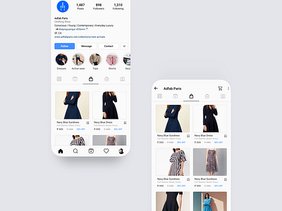 Instagram checkout flow UI productdesign ui ux ux uxdesign