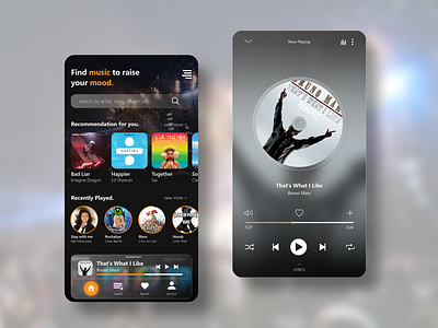 Music UI Mobile