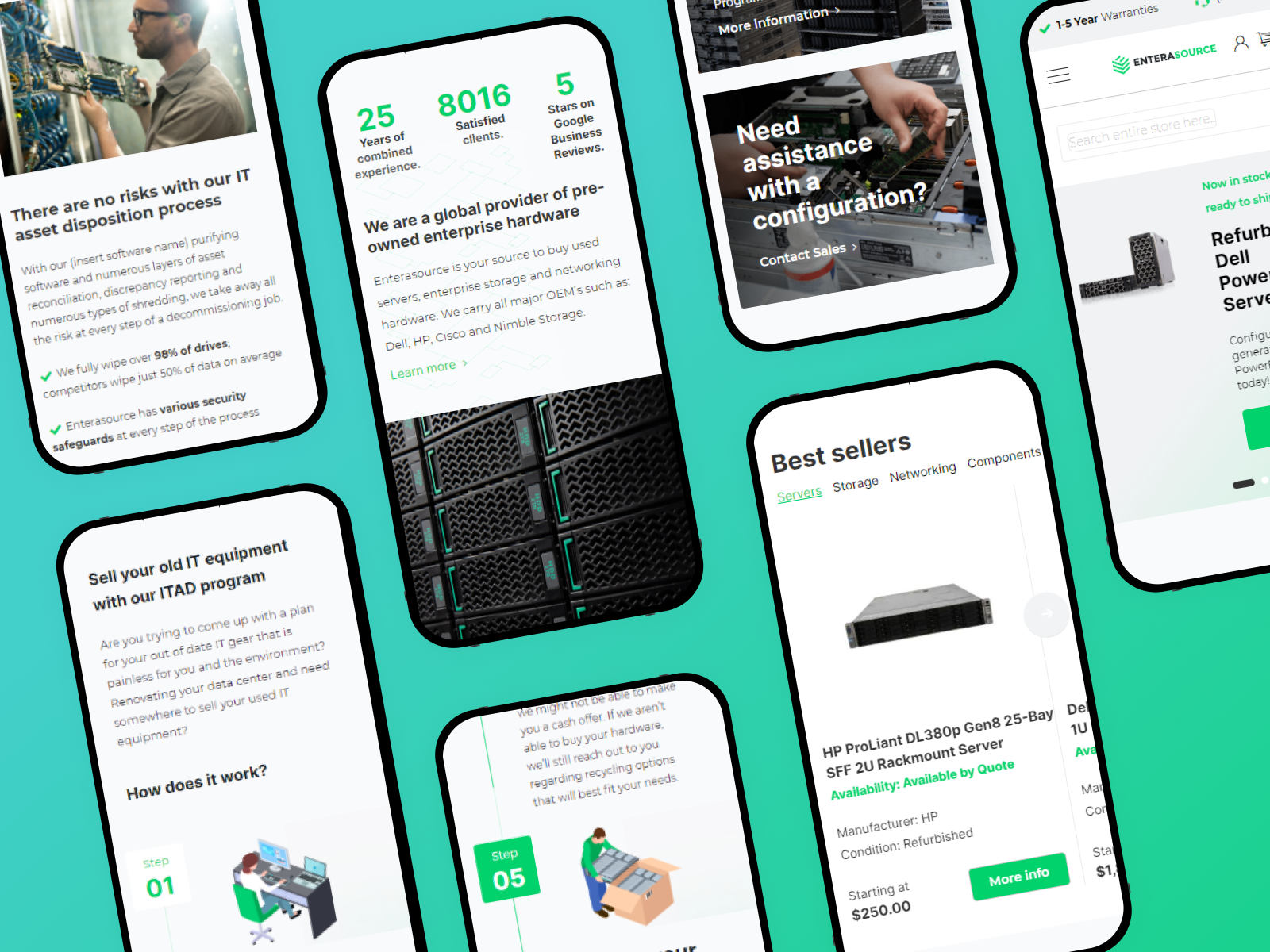 EnteraSource website responsive by Interactivated Solutions on Dribbble