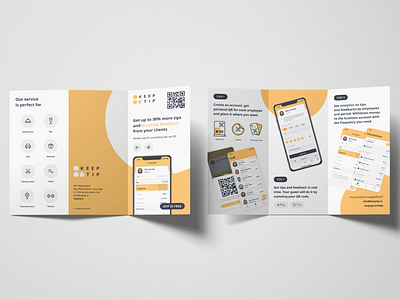 KeepTip brochure brochure graphic design logo logo design