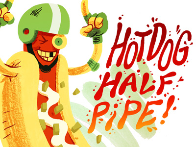 Hot Dog Halfpipe!