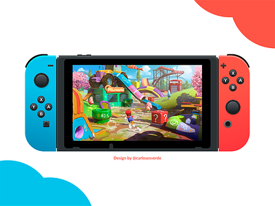 Nintendo Switch - Made In Figma console figma game gaming illustration nintendo switch