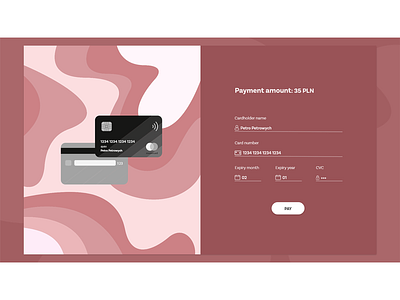 Pay for your beauty design illustration ui web