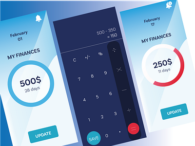 Keep an eye on your finances :) dailyui design ui ux