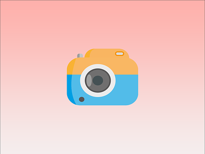 Keep the best memories of your life :) camera design illustration photo ui ux vector