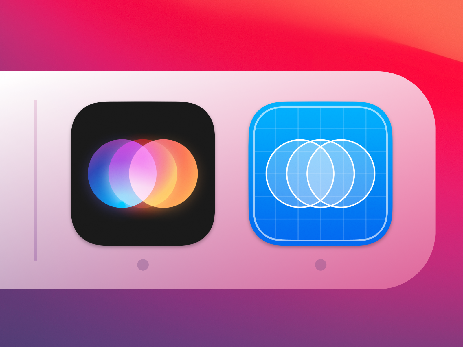 Around / macOS app icons (Production + Stage)