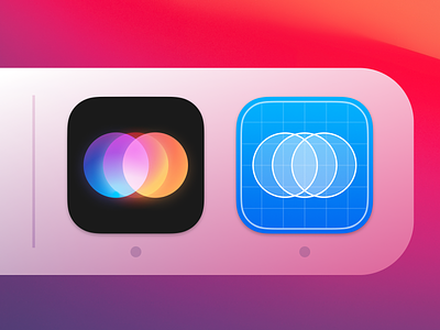 Around / macOS App Icons (production + stage) app application branding design icon icon set icons logo ui