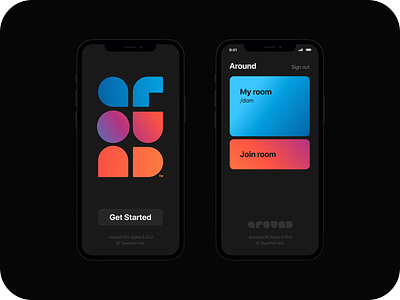 Around / Mobile Alpha Version app application branding design iphone mobile ui