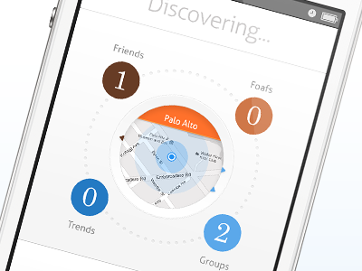ShoutFlow / Discovery app application circle clean ios iphone mobile retina shoutflow simple simplicity ui