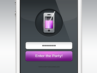 PartySmasher / Mobile / Login android drinking iphone mobile party social website