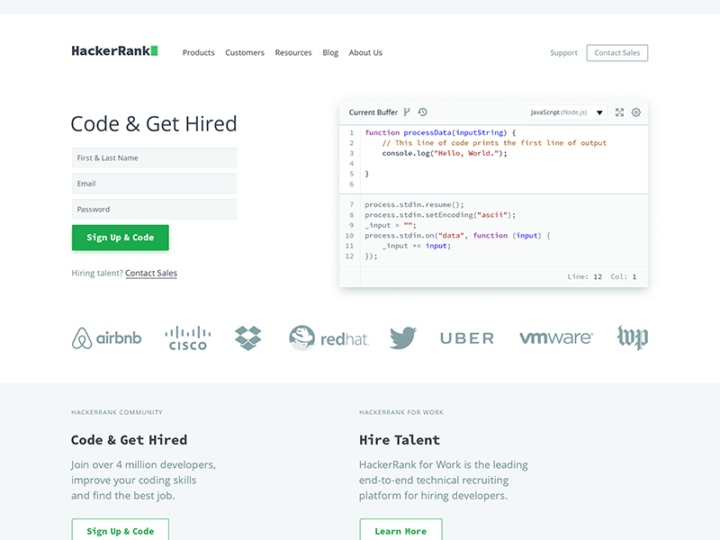 New HackerRank.com