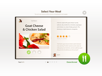 Meal Selector meal selector startup webdesign