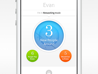 New Circle! app circle iphone location mobile product startup ui