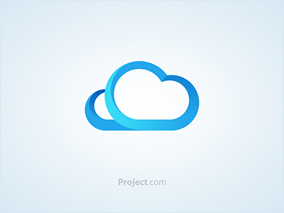WIP (Another) Cloud Logo blue ci cloud identity logo shape