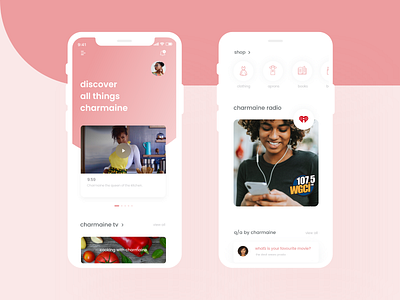 Charmaine #1 app app design colorfull design ui uidesign ux uxdesign