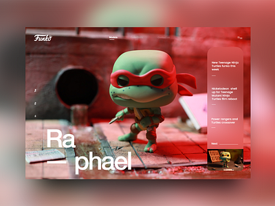 Ninja Turtles #4 colorfull design funko funko pop mondrianizm ninja ninja turtles ui uidesign