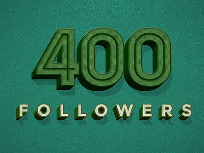 400 followers