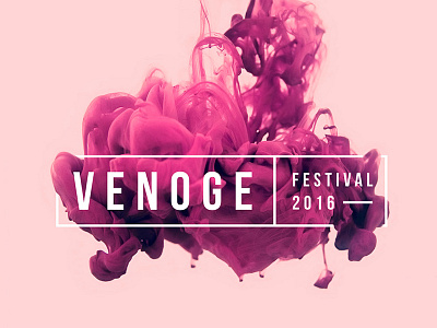 Venoge Festival V1 2016 festival ink mancha modern poster shot venoge water