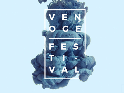 Venoge Festival V1 2016 festival ink mancha modern poster shot venoge water