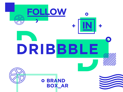 Follow in Dribbble