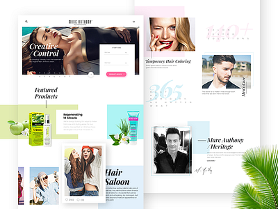 Hair saloon web