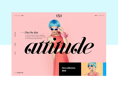 Fashion slider #1 colorfull colors design fashion mondrianizm ui uidesign ux uxdesign