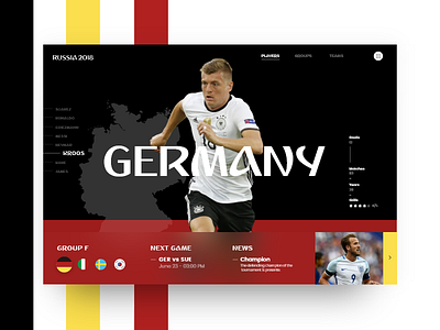 Russia World Cup - Germany (Group F) 2018 copa cup futbol germany kroos mundial russia slider soccer world