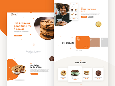 Cookies web colorfull cookie design ecommerce ui uidesign ux uxdesign web website