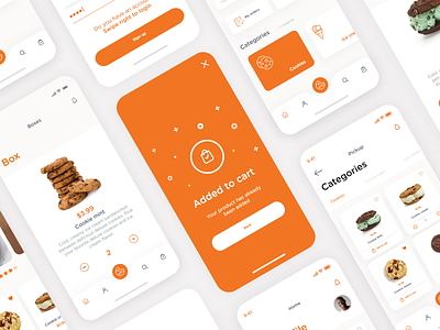 Cookies app #6 app colorfull cookie design ecommerce ui uidesign ux uxdesign