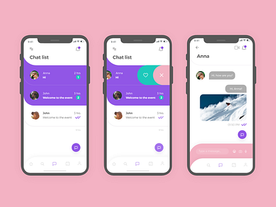 Social App #5 app chat colorfull design ui ui ux uidesign uiux ux uxdesign