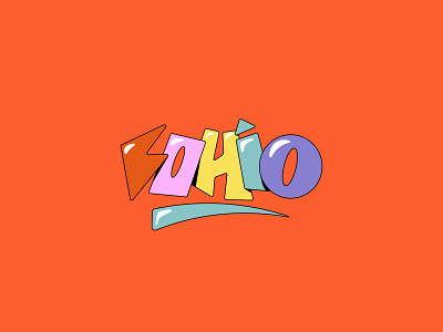 Bohio Playa art branding colorful design flat illustration lettering logo typography