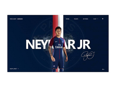 Neymar Jr design ui ux