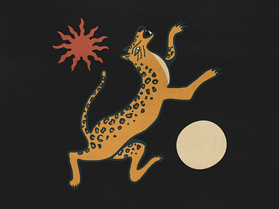 Jaguar with the Sun & Moon